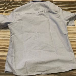 Blue button up shirt size {4-5}